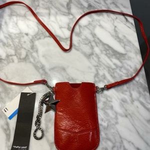 Mini pouch with strap